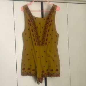 Free People Margarita Print Romper